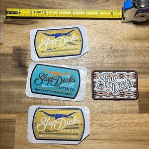 Slap Dicks Cattle Co. Patches Set